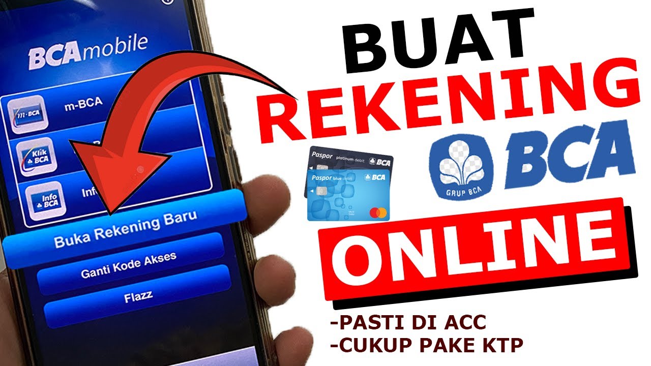 Cara Buka Rekening BCA Online Mudah & Cepat 📱