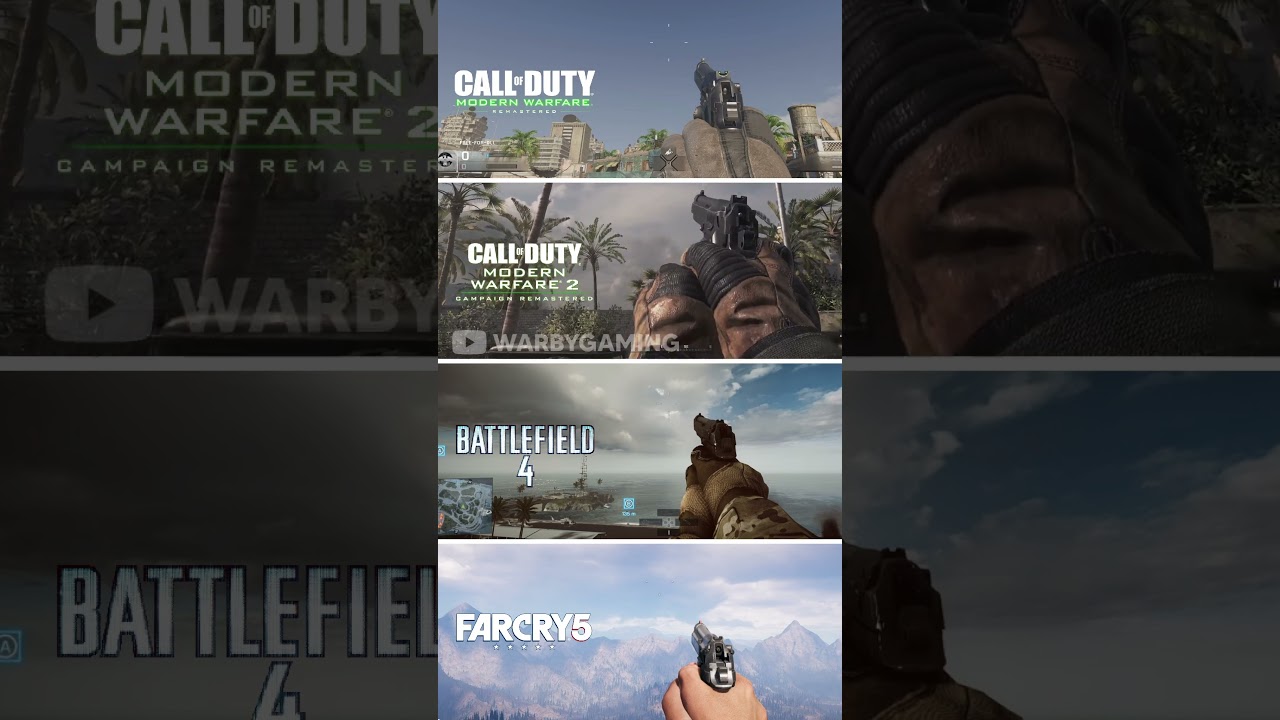 M9 Comparison | Modern Warfare vs Modern Warfare 2 vs Battlefield 4 vs Far Cry 5