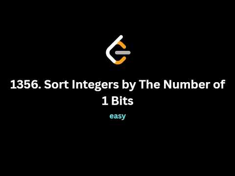 LeetCode 1356: Sort by Number of 1 Bits 🧮
