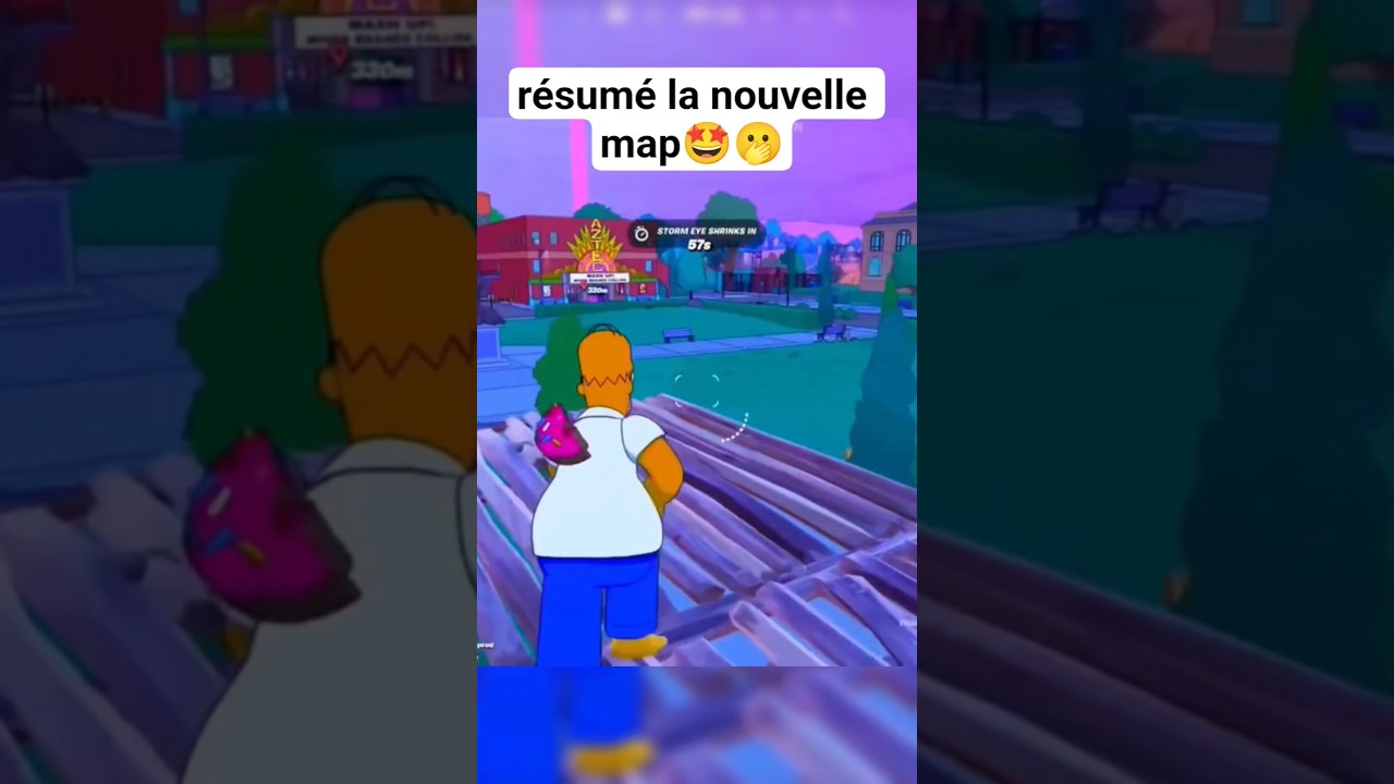 Nouvelle Saison Simpson dans Fortnite en 1 Minute