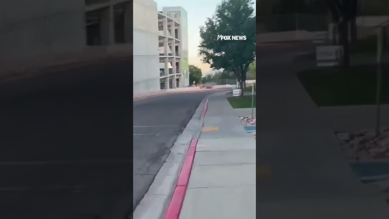 WATCH: Suspect’s possible escape route from the rooftop at Utah Valley University #shorts #news