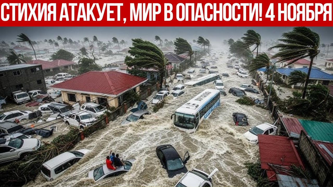 Новости 04.11.2025: Катаклизмы, ЧП и важные события дня 🌍