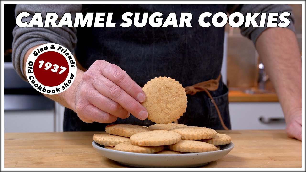 1937 Caramel Sugar Cookies Recipe 🍪
