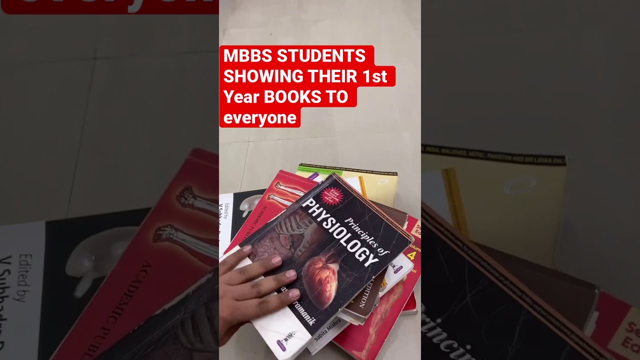 MBBS Students Proudly Show Off Their Books π | Motivation for Future Doctors