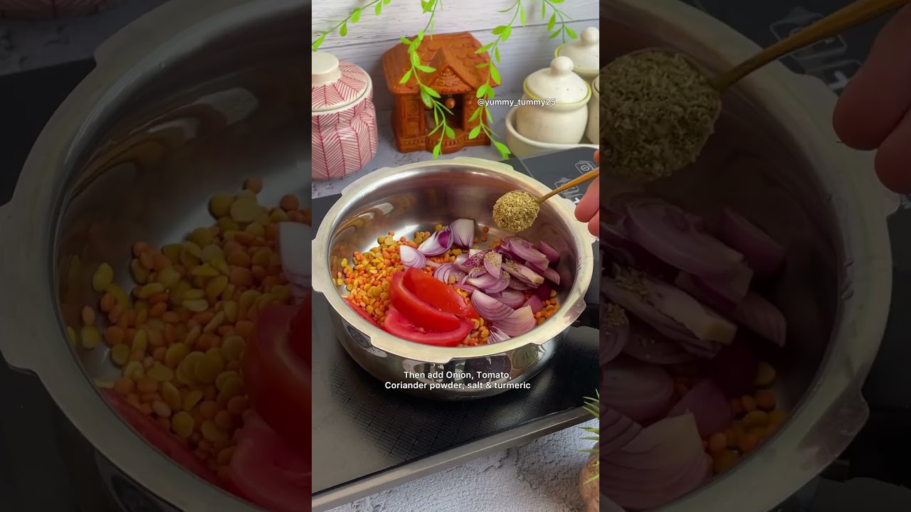 Quick One pot Dal recipe😋 #dalrecipe #daltadka #dalchawal #lunchideas