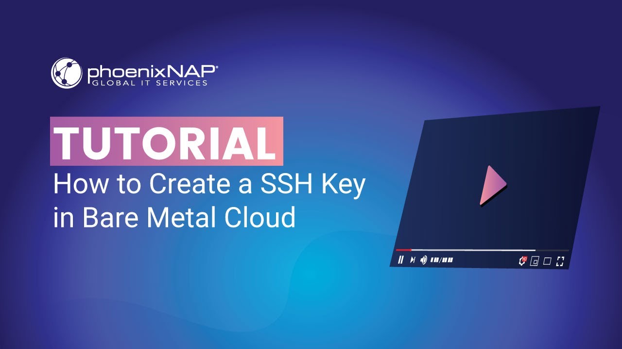 Create SSH Key in Bare Metal Cloud 🚀