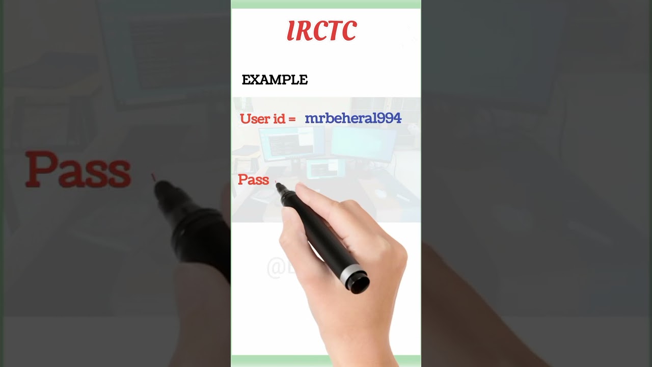 IRCTC यूजर आईडी और पासवर्ड कैसे बनाएं? आसान स्टेप्स हिंदी में 🚆