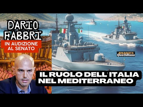 Dario Fabbri al Senato : l'Italia come potenza mediterranea ? | Una Visione Rinnovata per il Futuro