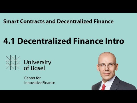 DeFi Intro - Smart Contracts and Decentralized Finance