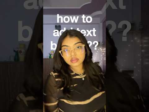 How to add text behind peson , image or video in inshot easy tutorial ⭐️ #inshot #videoediting