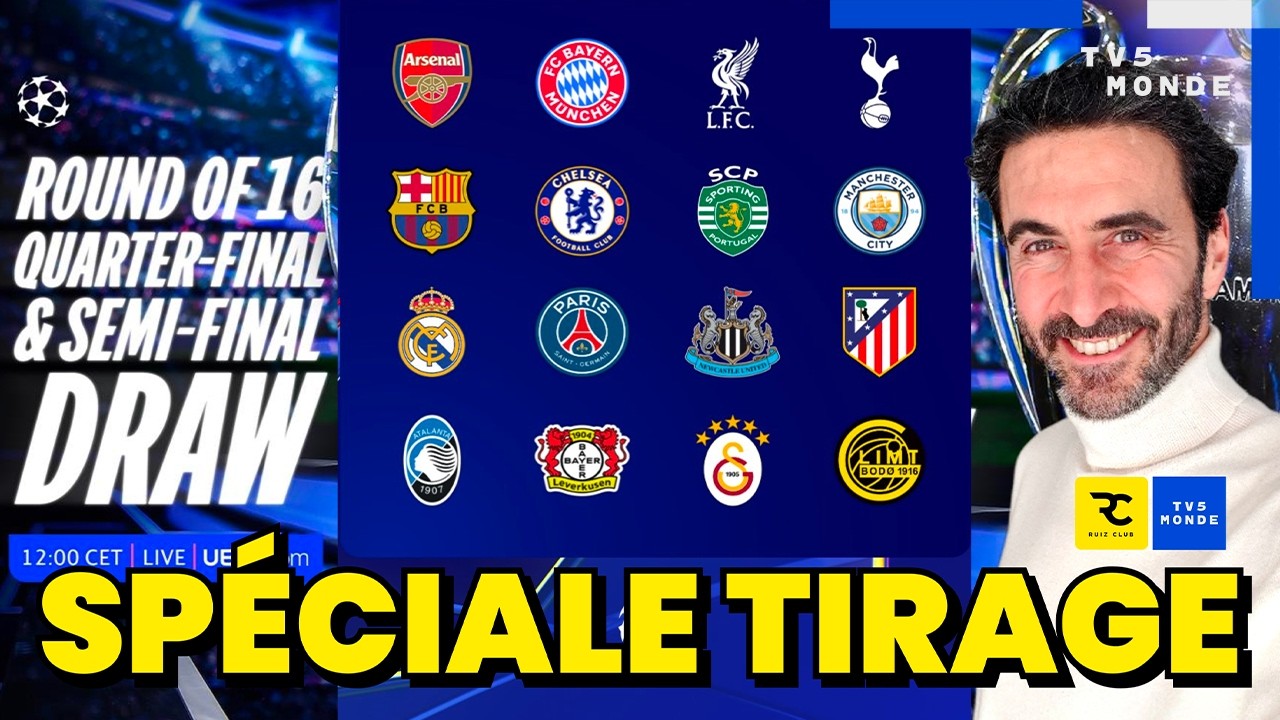🔴 𝗦𝗣𝗘𝗖𝗜𝗔𝗟𝗘 𝗧𝗜𝗥𝗔𝗚𝗘 𝗟𝗜𝗚𝗨𝗘 𝗗𝗘𝗦 𝗖𝗛𝗔𝗠𝗣𝗜𝗢𝗡𝗦 Real Madrid-City, Newcastle-Barça, PSG-Chelsea…