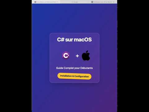 Comment commencer avec C# sur Mac