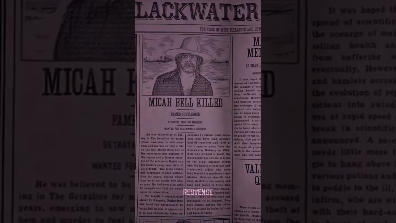 What Happens After Killing Micah in RDR2 🔫