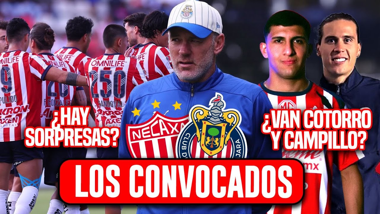 Convocados de Chivas con Sorpresas para Aguascalientes ⚽