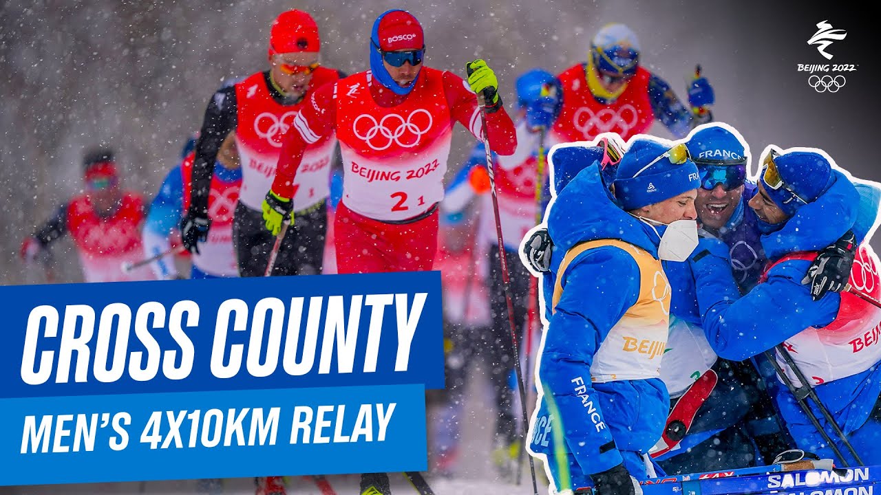 Men's 4x10km Cross-Country Skiing Relay | Beijing 2022 Full Replay ❄️