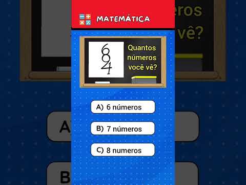 ✅ QUIZ DE MATEMÁTICA #matematica #matemática #matematika