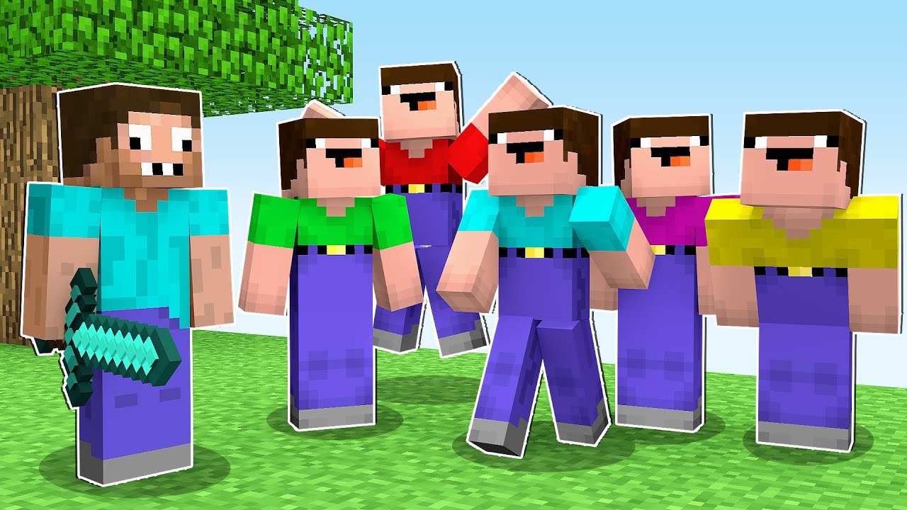 Нубик против троллинга в Minecraft 🎮