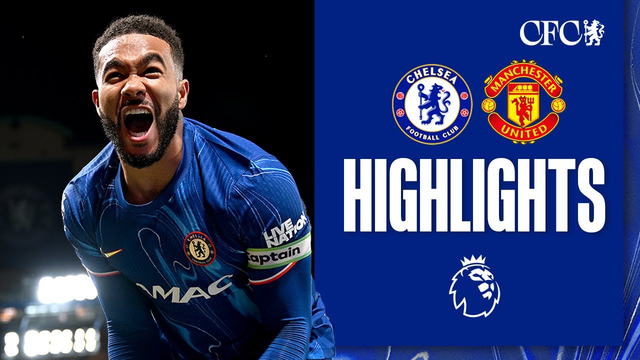 Chelsea Edges Out Manchester United 1-0 | Premier League 2024/25 Highlights ⚽