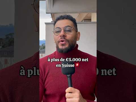 Voici 3 métiers à plus de 5000€ net/ en SUISSE🇨🇭