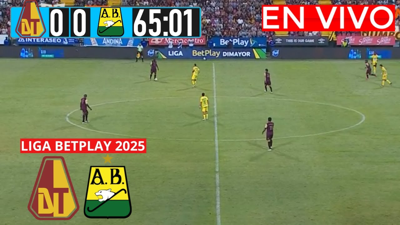 Tolima vs Bucaramanga en Vivo Hoy 🔴 Liga Betplay 2025