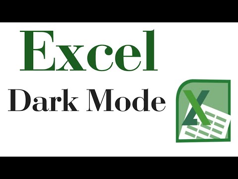 How to Enable Dark Mode in Excel 🌙
