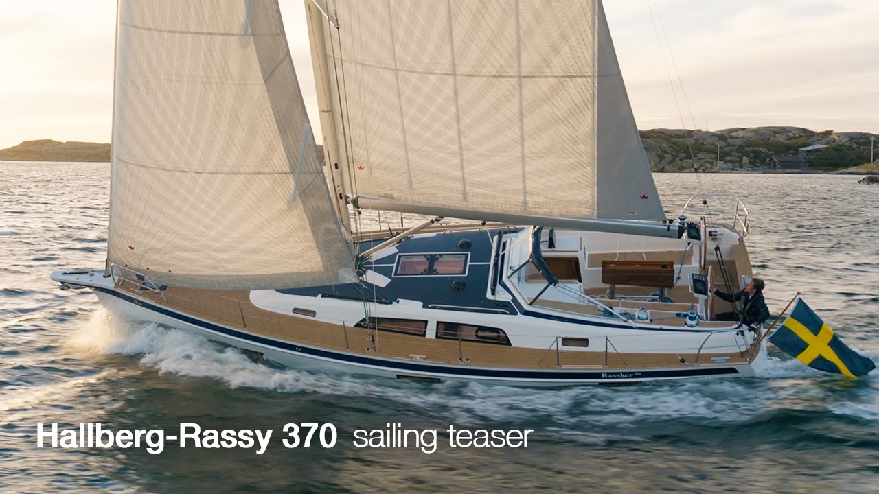 Experience the Elegance of the Hallberg-Rassy 370 ⛵️ – Full Sailing Movie Coming Soon!