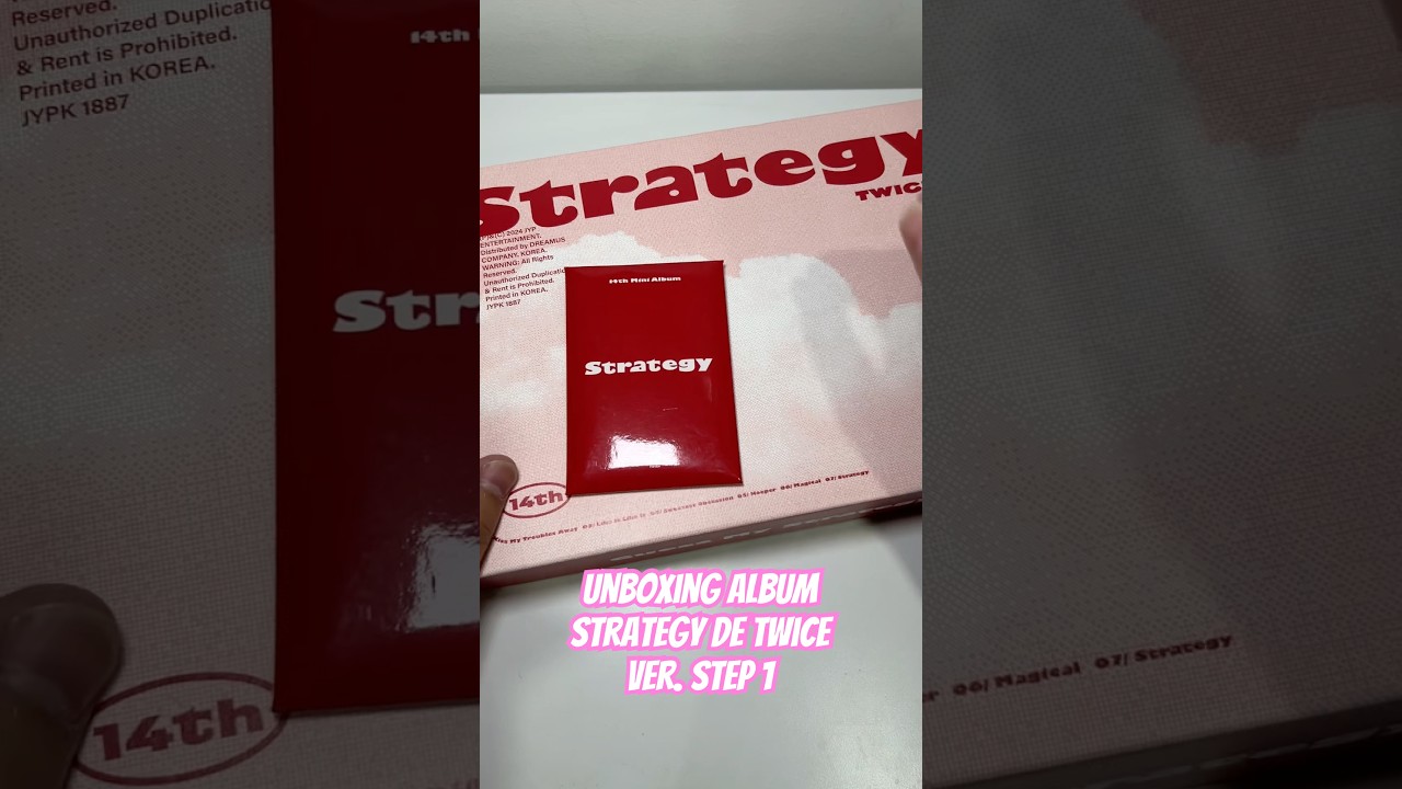 ¡Unboxing Exclusivo de la Versión Step 1 del Álbum ‘Strategy’ de TWICE! 🎶
