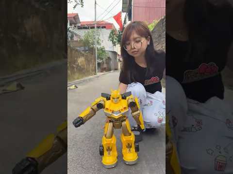 Satisfying with Unboxing Robot Unboxing RC Car BUMBLEBEE #satisfied #unboxing