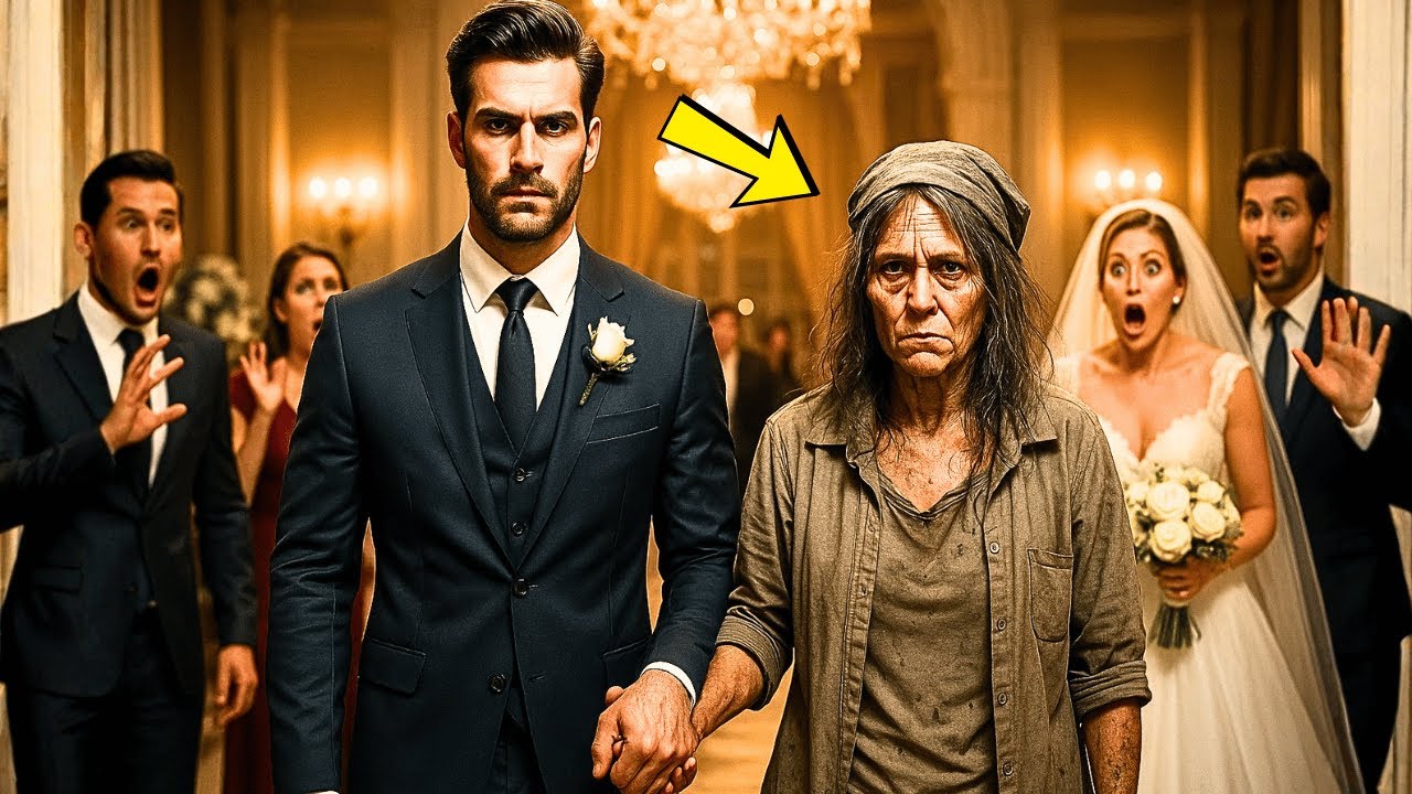 MILLONARIO LLEVA A UNA MUJER SIN HOGAR A LA BODA DE SU EX… ¡Y LO QUE ELLA HACE DEJA A TODOS EN SHOCK