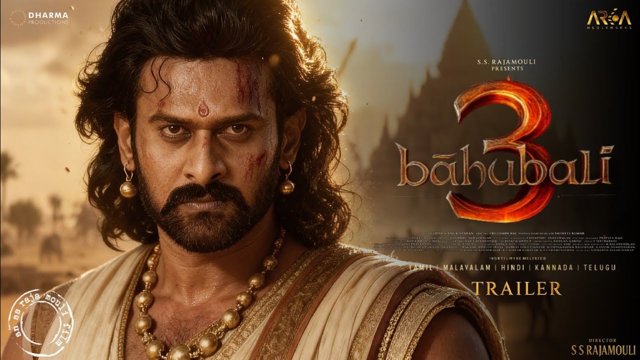 Baahubali 3 - The Epic Motion Trailer | Prabhas, Anushka Sh., Tamanna B. | S.S. Rajamouli's Next Chapter 🎬