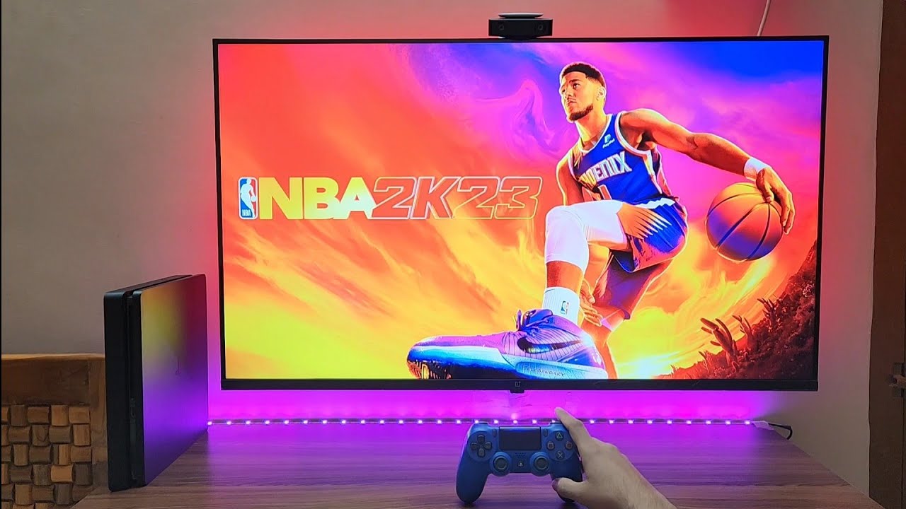 NBA 2K23 Gameplay on PS4 Slim & 4K HDR TV