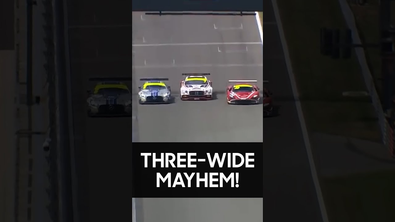 Thrilling 3-Wide Pass at Eau Rouge! 😱