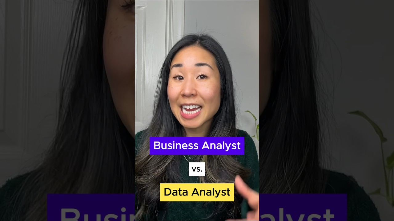 What’s the difference between a business analyst and data analyst? #dataanalytics #businessanalyst