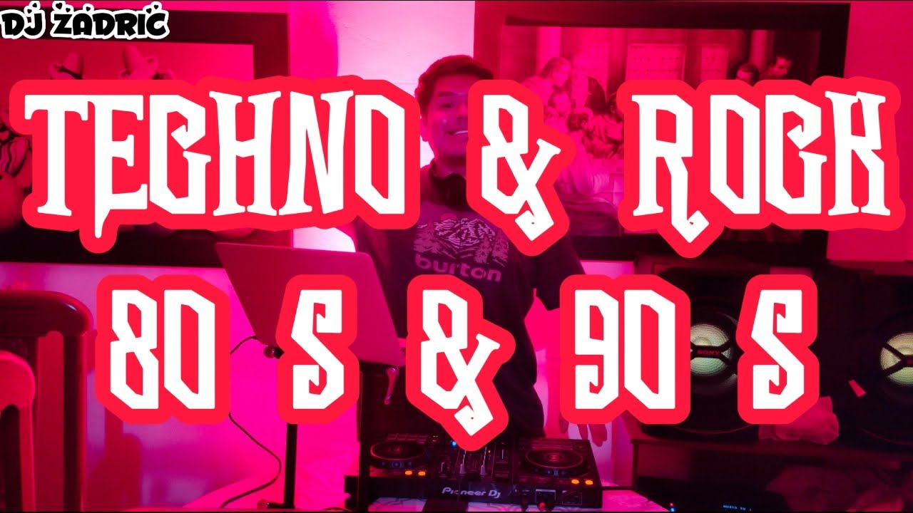 ¡Dale ritmo! Mix de Techno Clásico y Rock en Español 🎶 (Éxitos Bailable 80s y 90s) con DJ Zadric