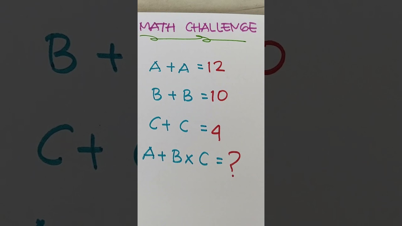 Can You Solve This 60-Second Math Challenge? 🧠