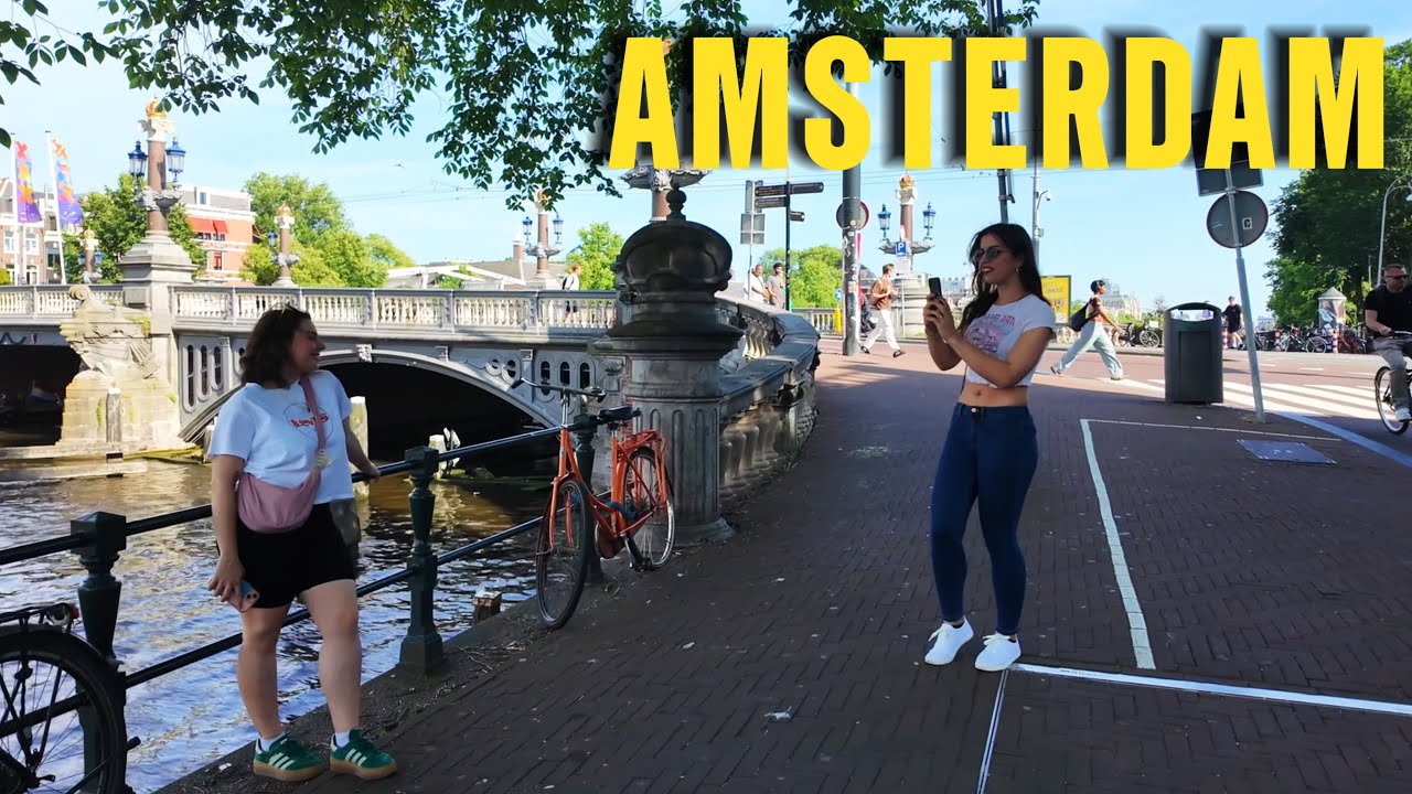 Amsterdam Summer Walk 2025 in 4K 🌞
