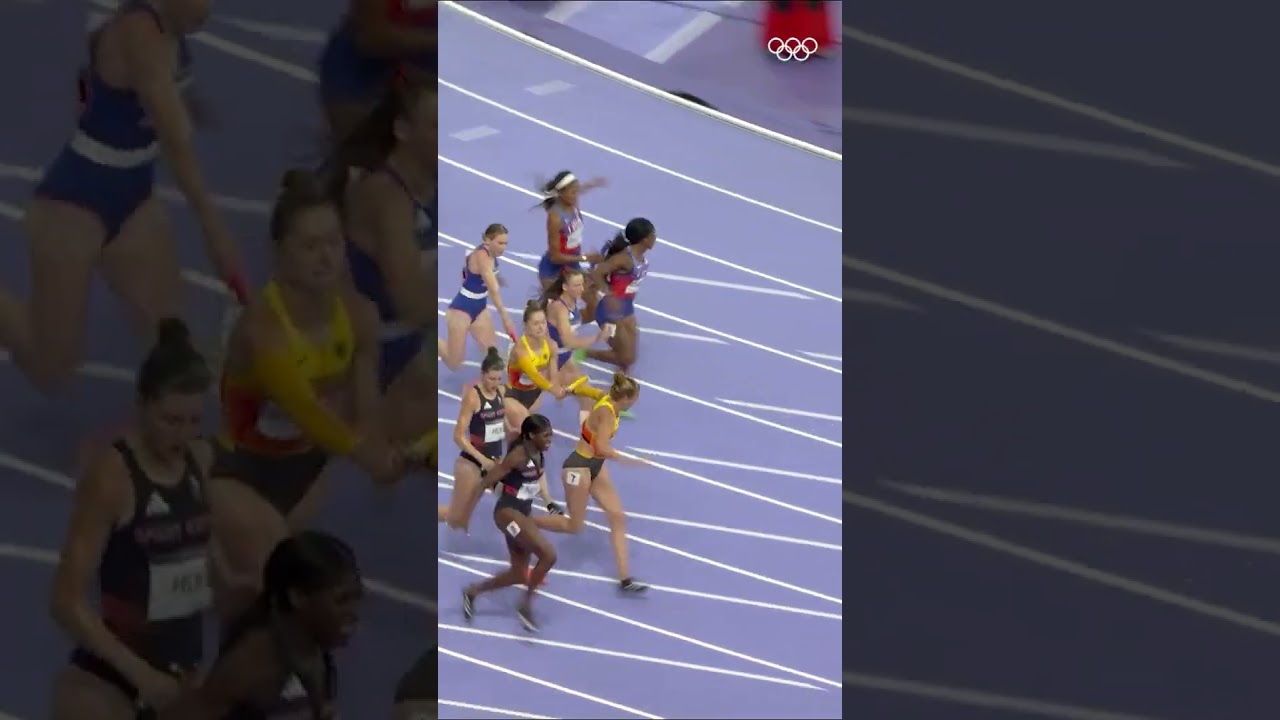 Team USA Shines in Women's 4x100m Relay at Paris 2024 🇺🇸