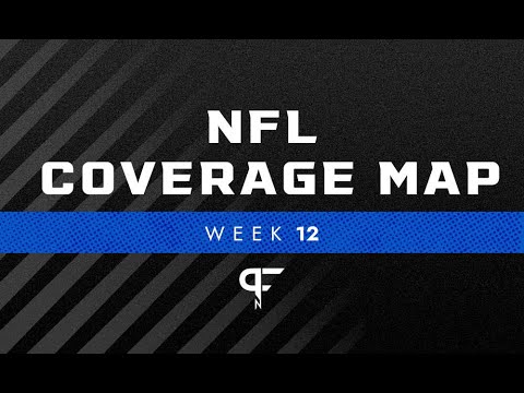 NFL Coverage Map Week 12 TV schedule for FOX CBS broadcasts
