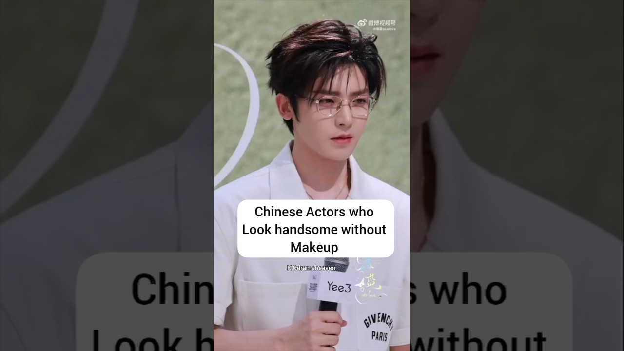 Stunning Natural Looks of Handsome Chinese Actors 🌟