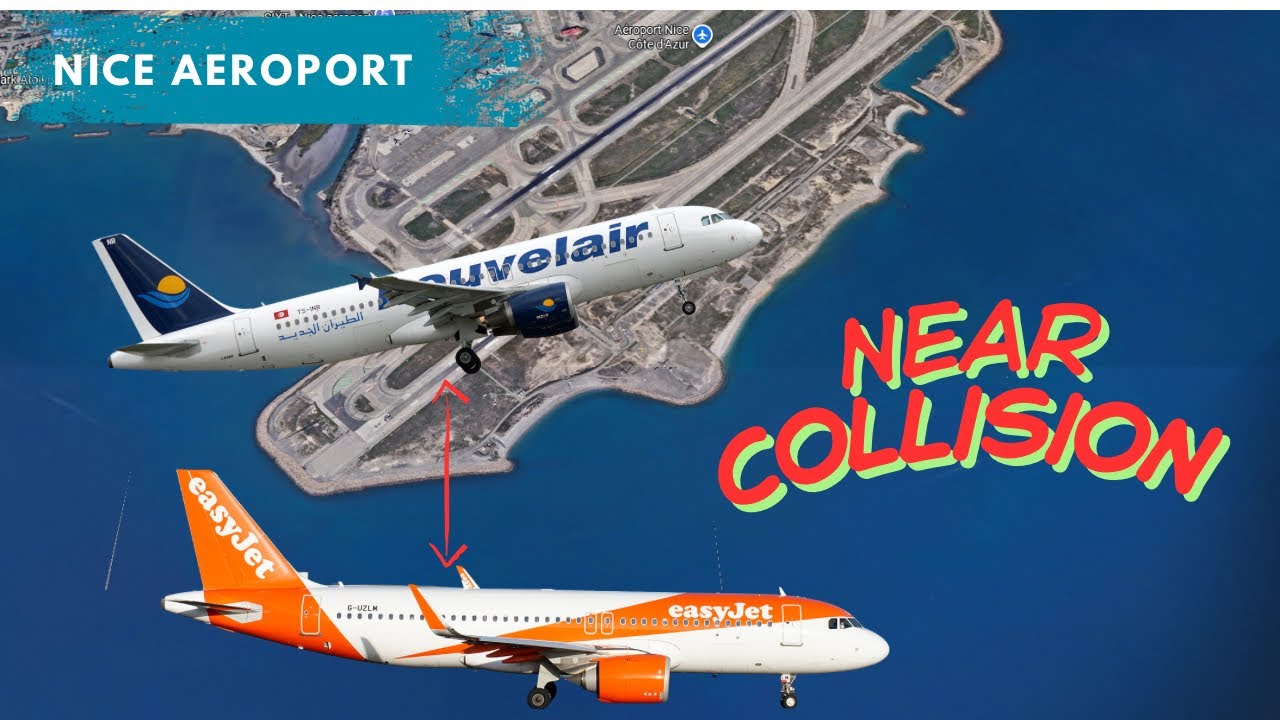 Nouvelair & EasyJet Near Collision at Nice Airport ✈️