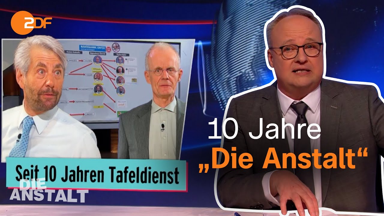 Oli Welke feiert 10 Jahre „Die Anstalt“ – Ein Rückblick auf 80 Folgen Comedy 🎉