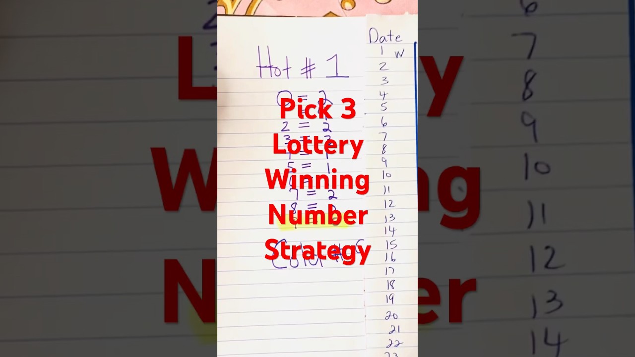 Pick 3 Lottery: Effective Strategies for Choosing Winning Numbers