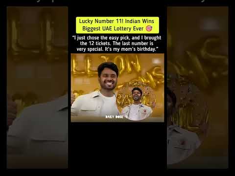 Abu Dhabi Man Creates History — Wins Dh100 Million Draw 🇮🇳