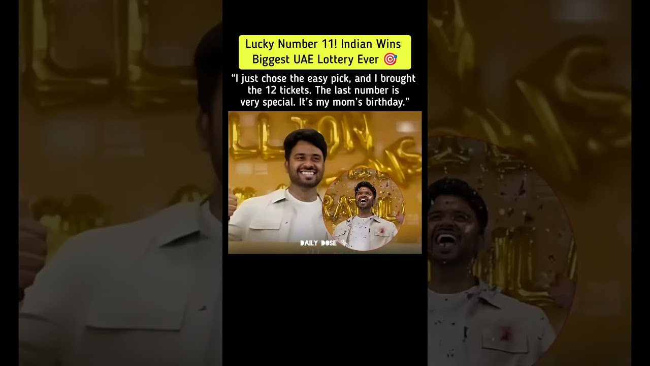 Indian Expat in Abu Dhabi Wins Dh100 Million Jackpot — A Historic Victory 🇮🇳