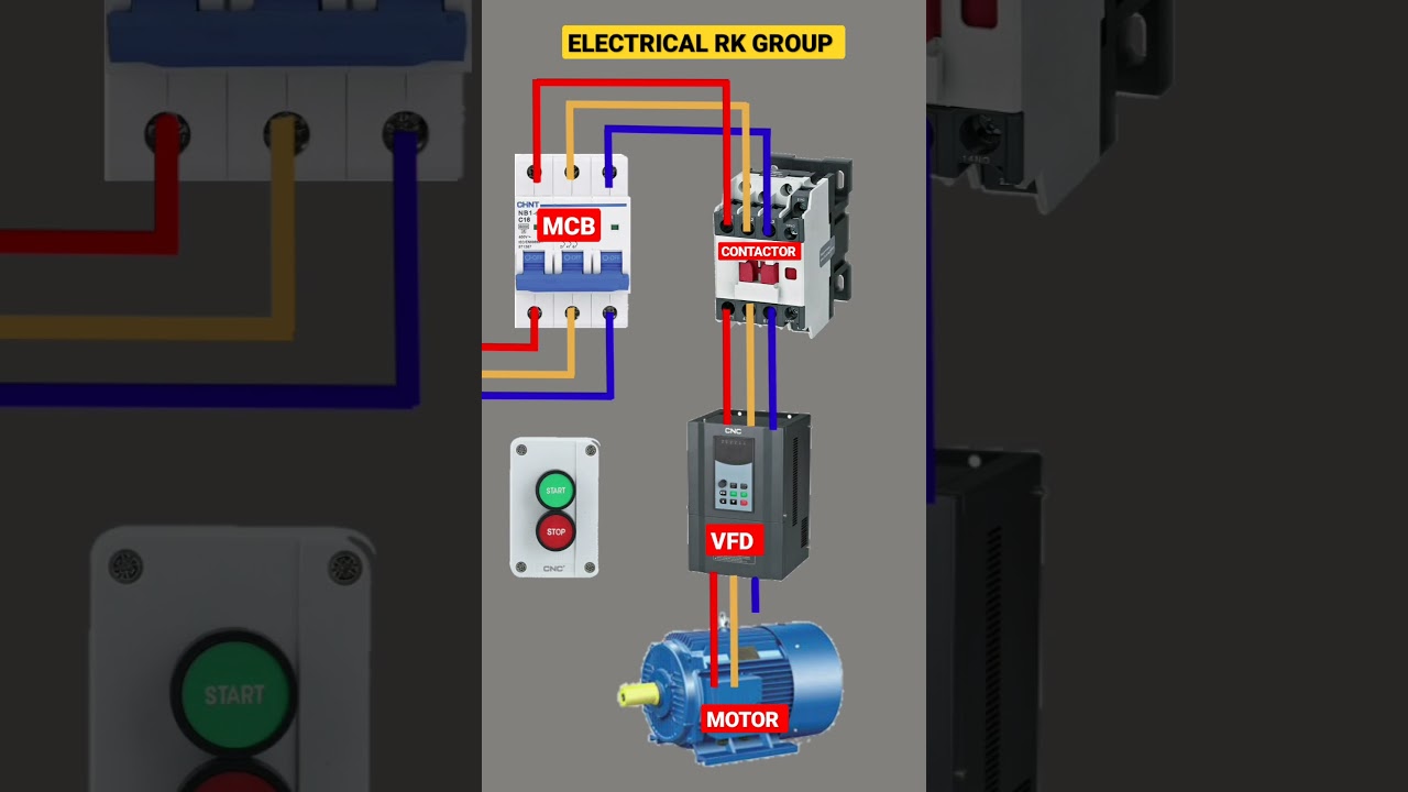 Three-Phase Motor with VFD Control ⚙️