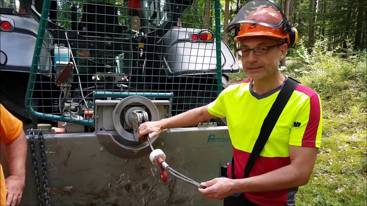 Innovative Automatische Sicherheitsabschaltung für Forstseilwinden mit Funksteuerung 🌲