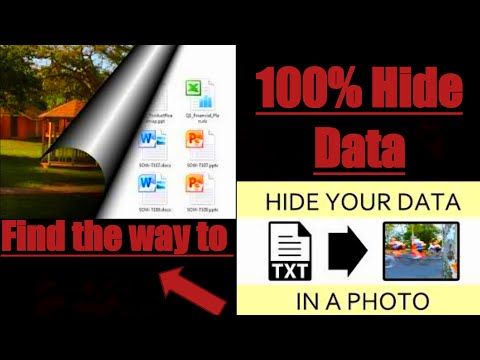Hide data in Image | protect data with image