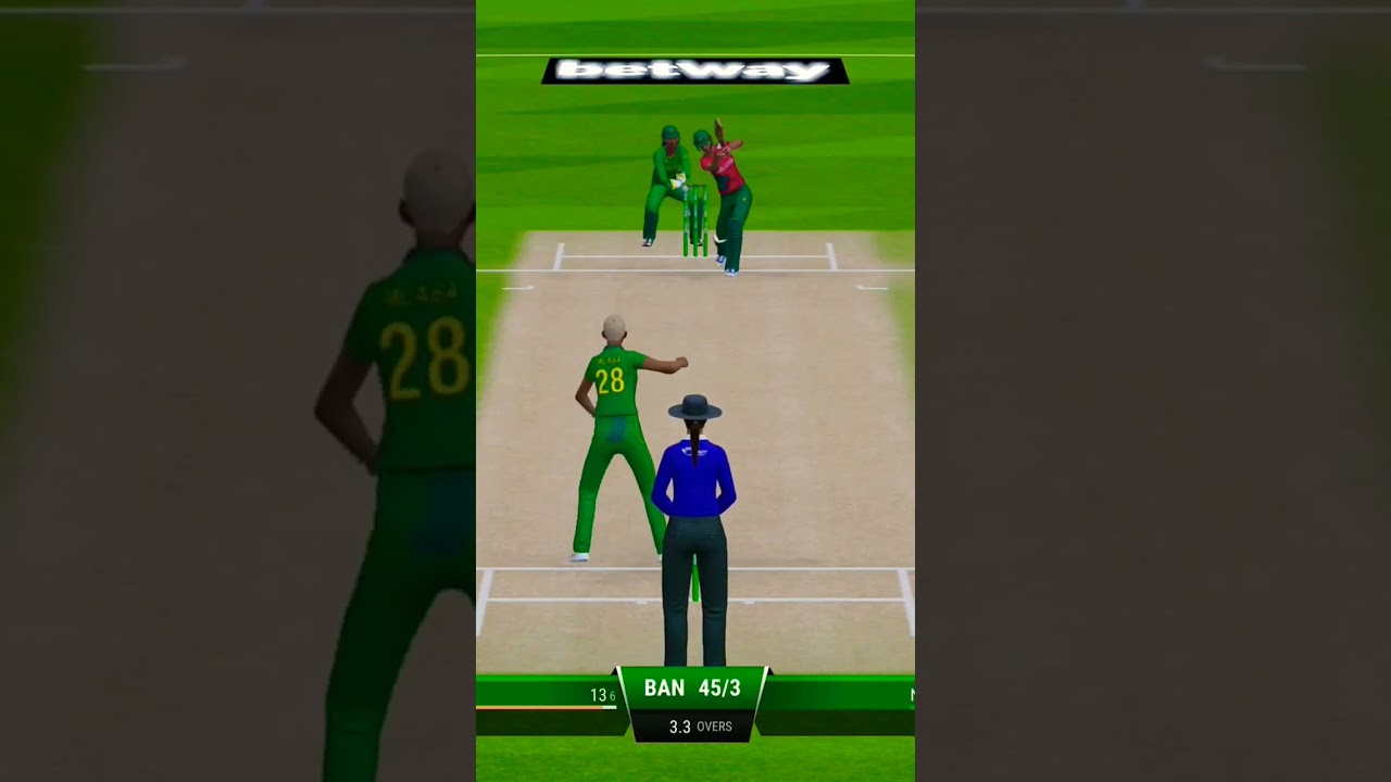 Incredible Bowling by N Mlaba! 🔥 | Cricket 22 Short