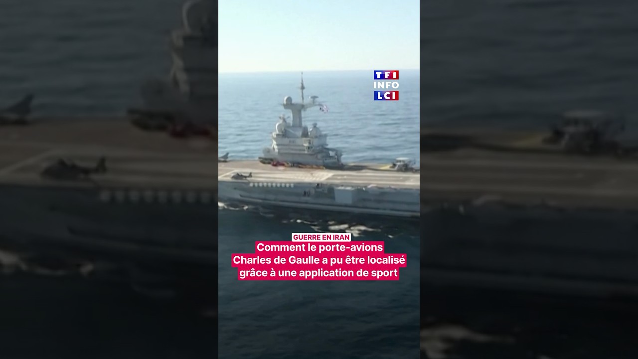 Comment le porte-avions Charles de Gaulle a pu être localisé grâce à une application de sport