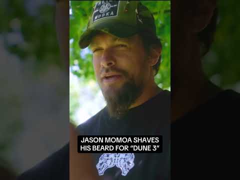 Jason Momoa Shaves His Beard for "DUNE 3."